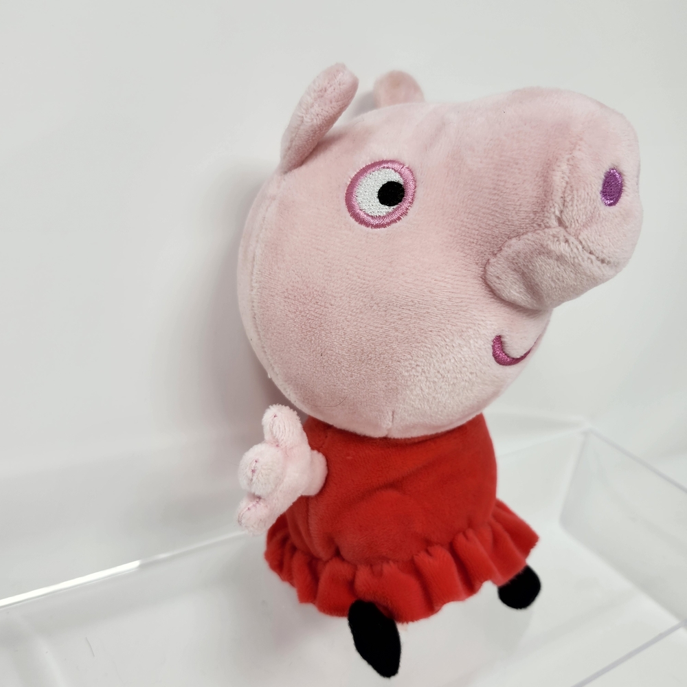 2003 Peppa Pig Red and Pink Plush Doll